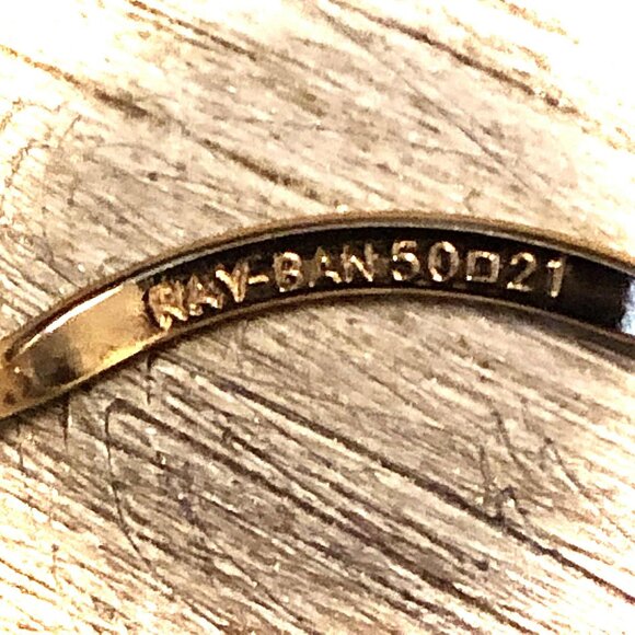 NWT RAY-BAN Round Gold Metal Sunglasses RB3447 Green Lens Case & Cert Unisex - Picture 6 of 6